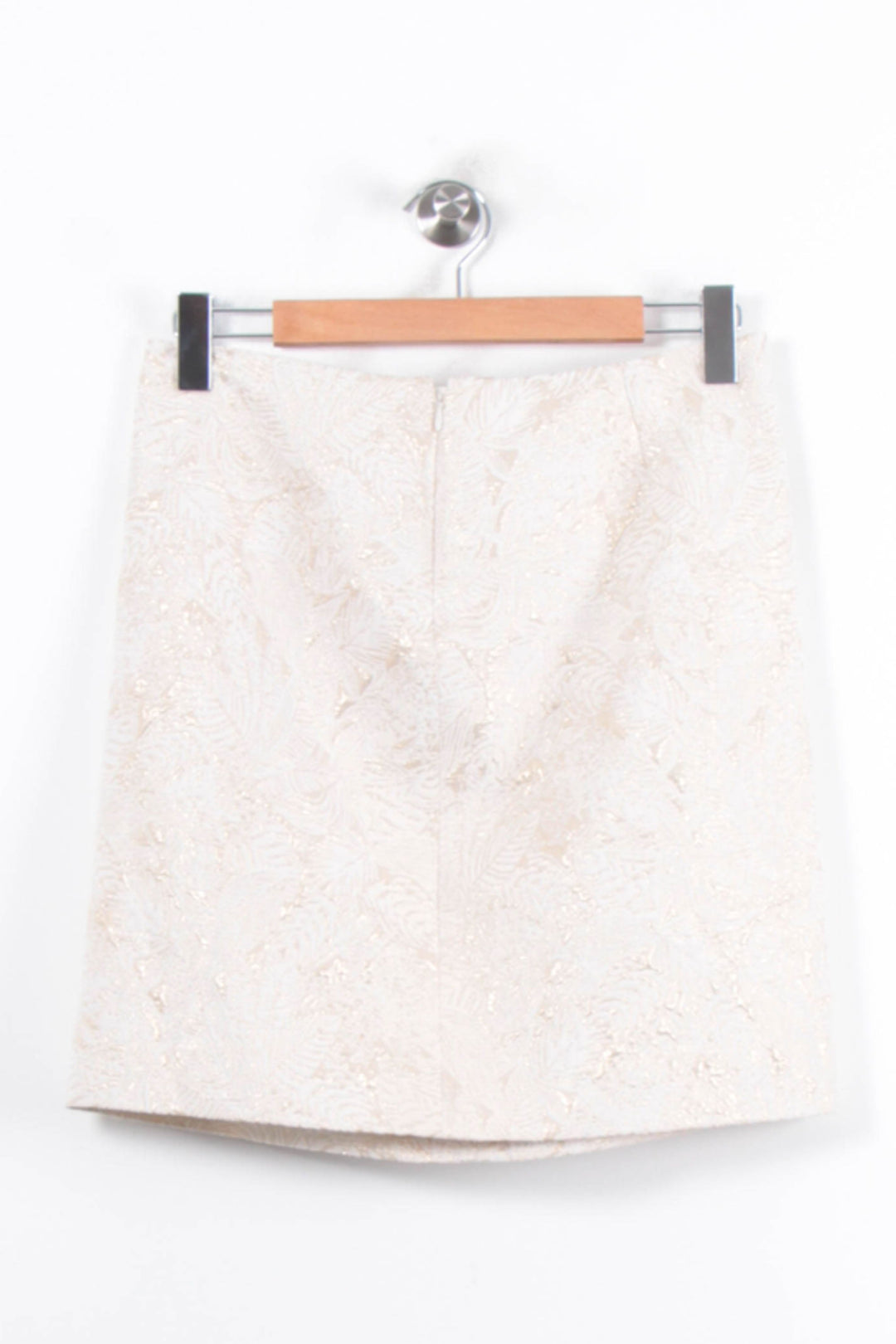 Jupe Courte Beige - Taille XL/42 de la marque Agnès b. | PARAD79021 - Vendu par Paradigme - Image 4