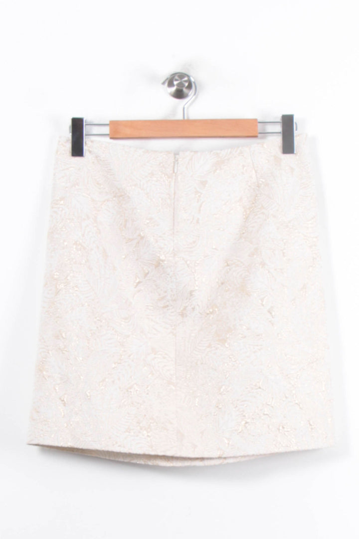 Jupe Courte Beige - Taille XL/42 de la marque Agnès b. | PARAD79021 - Vendu par Paradigme - Image 4