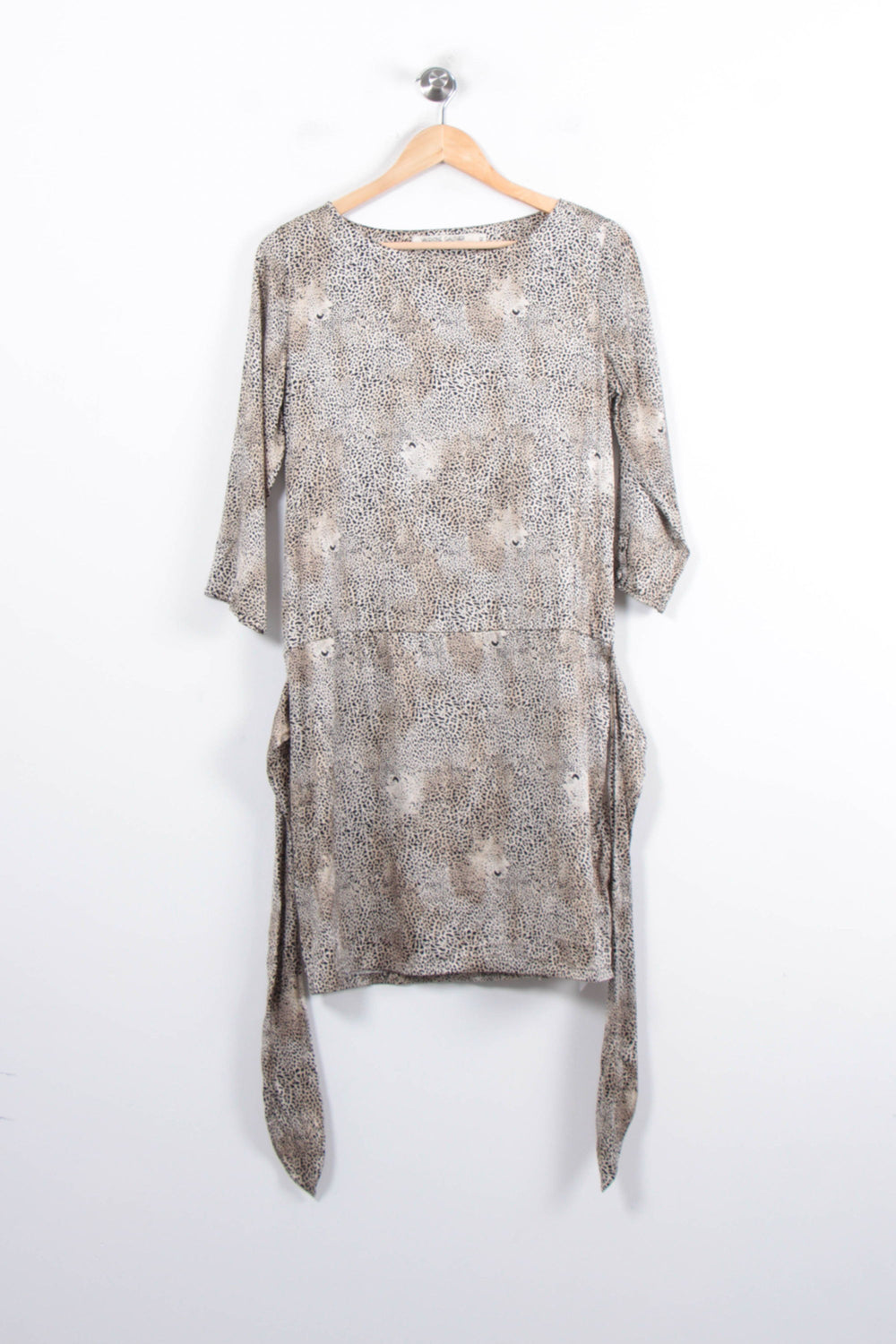 Robe Imprimée Beige - Taille XL/42 de la marque Valentine Gauthier | PARAD79023 - Vendu par Paradigme - Image 2