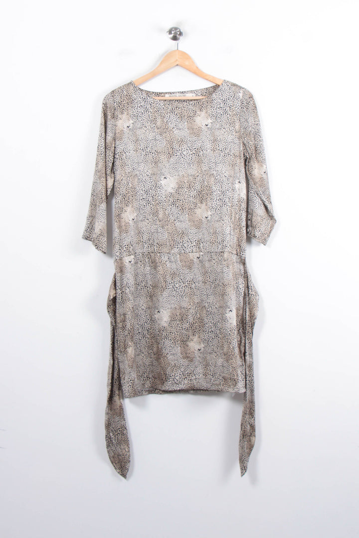 Robe Imprimée Beige - Taille XL/42 de la marque Valentine Gauthier | PARAD79023 - Vendu par Paradigme - Image 2