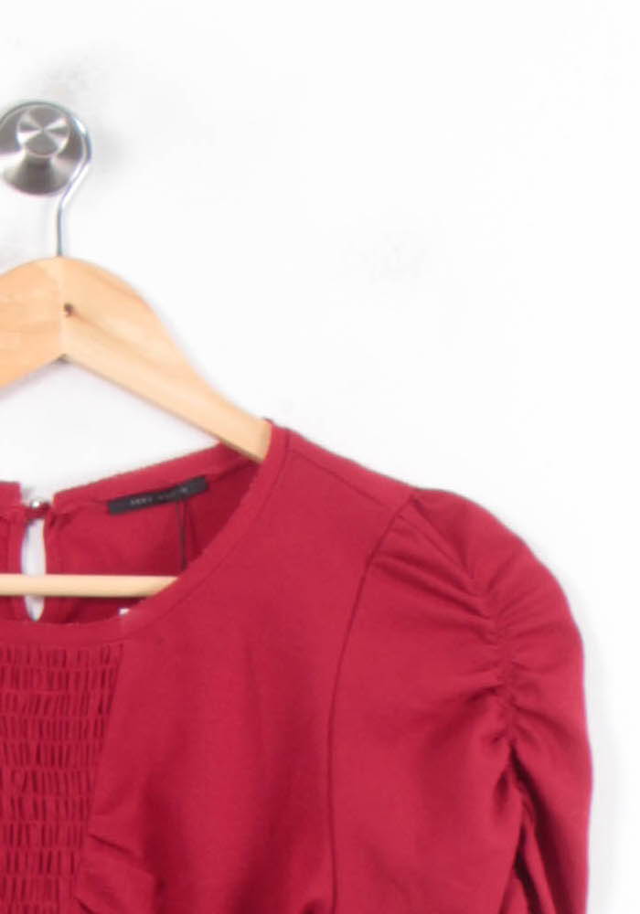 Blouse Rouge - Taille M/38 de la marque IKKS | PARAD79026 - Vendu par Paradigme - Image 3