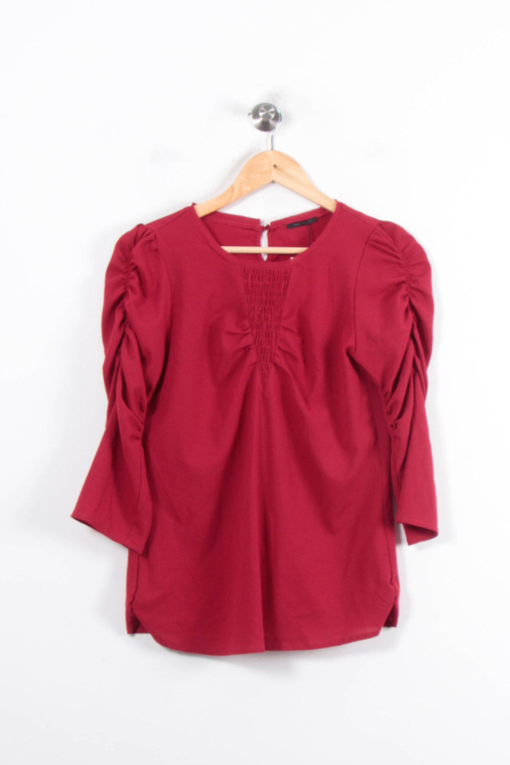 Blouse Rouge - Taille M/38 de la marque IKKS | PARAD79026 - Vendu par Paradigme - Image 2