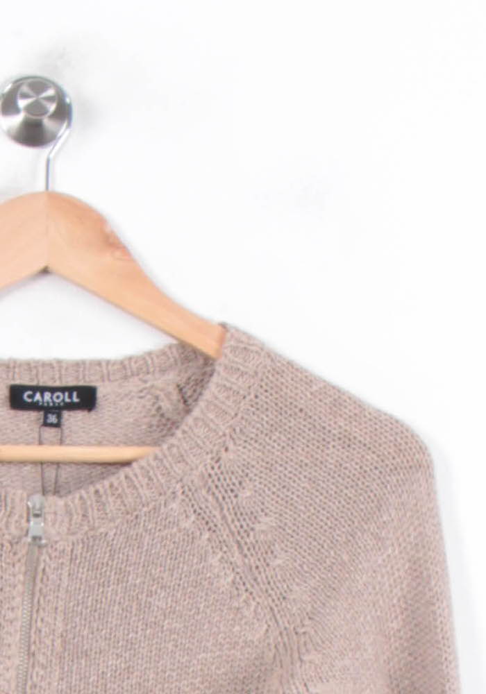 Gilet Beige - Taille S/36 de la marque Caroll | PARAD79029 - Vendu par Paradigme - Image 3
