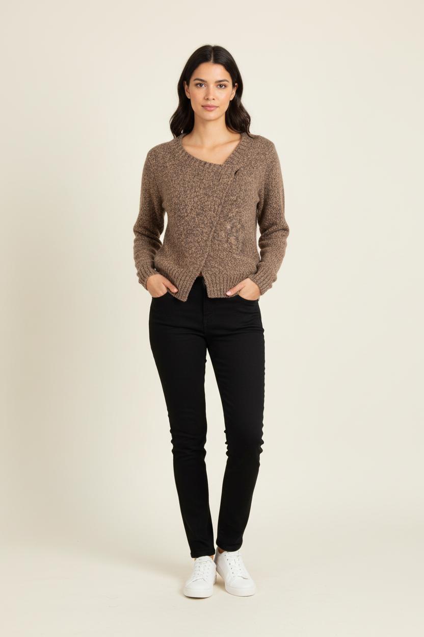 Gilet Marron - Taille M/38 de la marque Des petits hauts | PARAD79030 - Vendu par Paradigme - Image 1