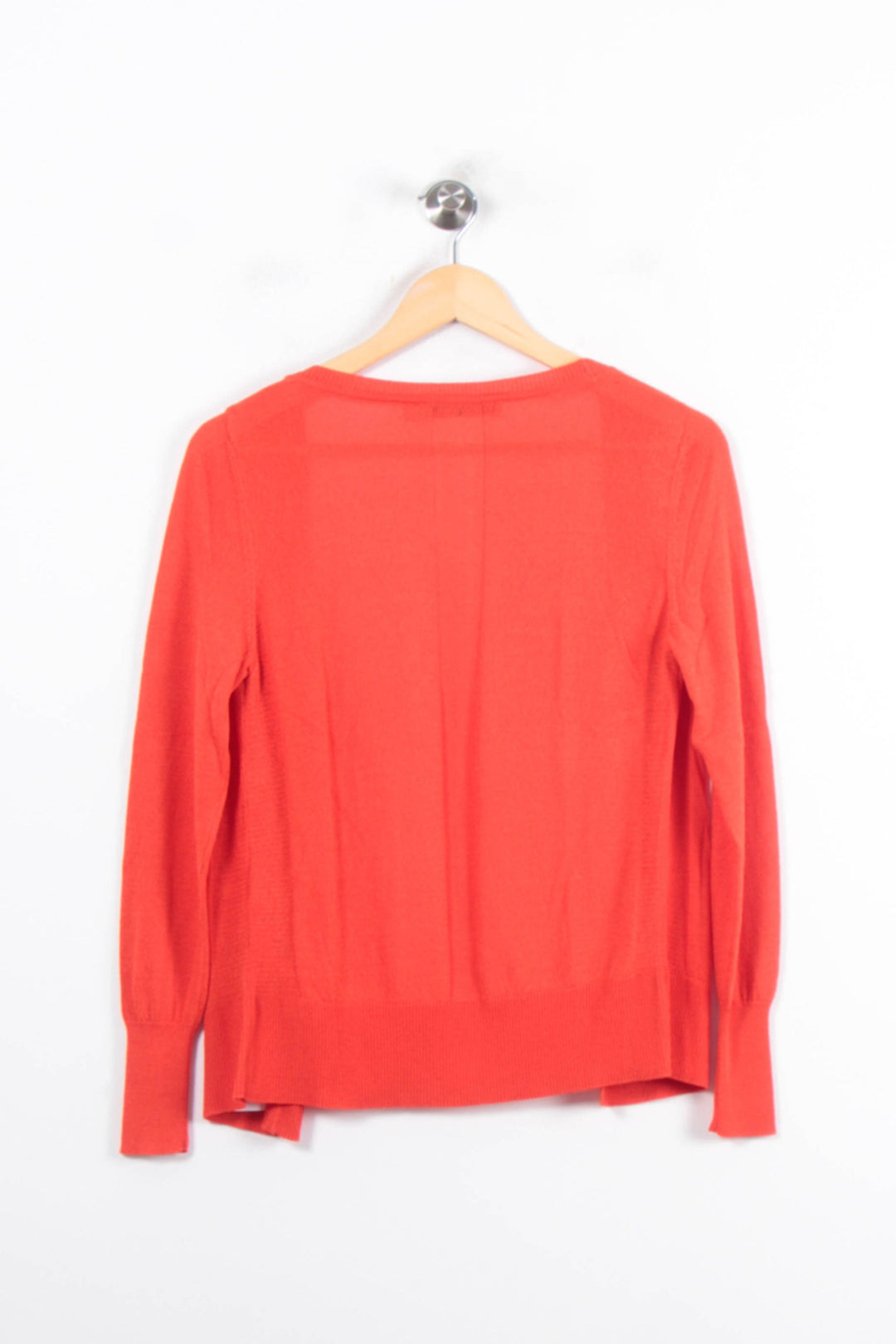 Cardigan Orange - Taille XS/34 de la marque La Fée Maraboutée | PARAD79033 - Vendu par Paradigme - Image 4