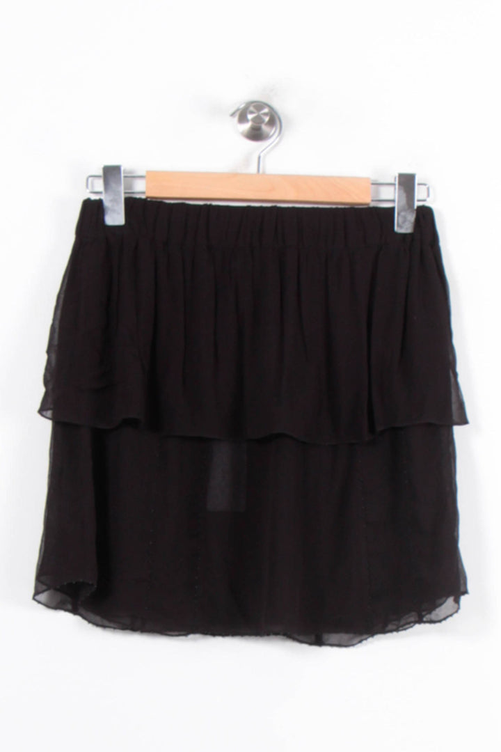 Jupe Courte Noire - Taille S/36 de la marque IRO | PARAD79034 - Vendu par Paradigme - Image 4