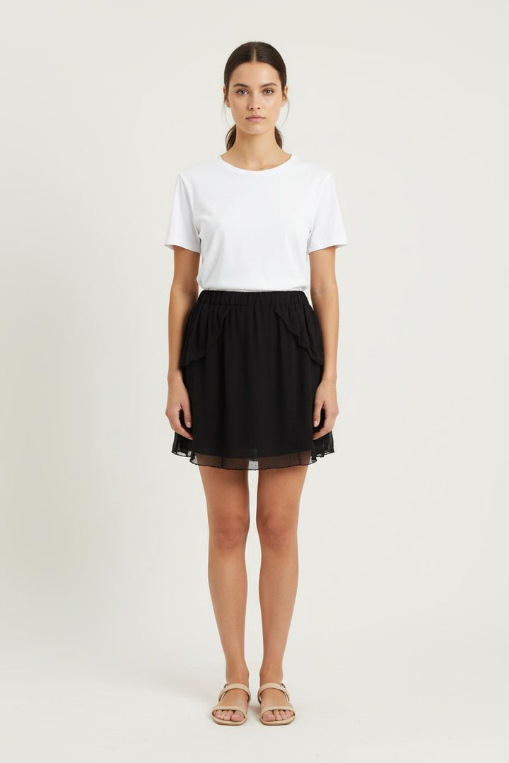 Jupe Courte Noire - Taille S/36 de la marque IRO | PARAD79034 - Vendu par Paradigme - Image 1