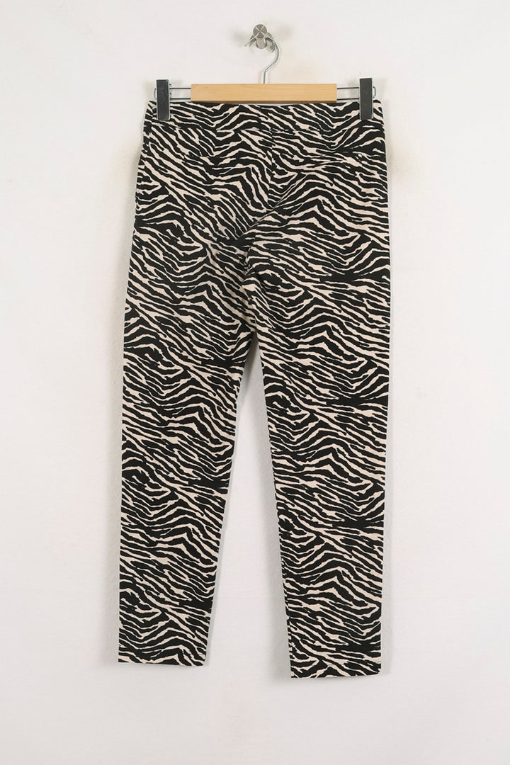 Legging Noir et Blanc - Taille S/36 de la marque La Fée Maraboutée | PARAD79051 - Vendu par Paradigme - Image 4