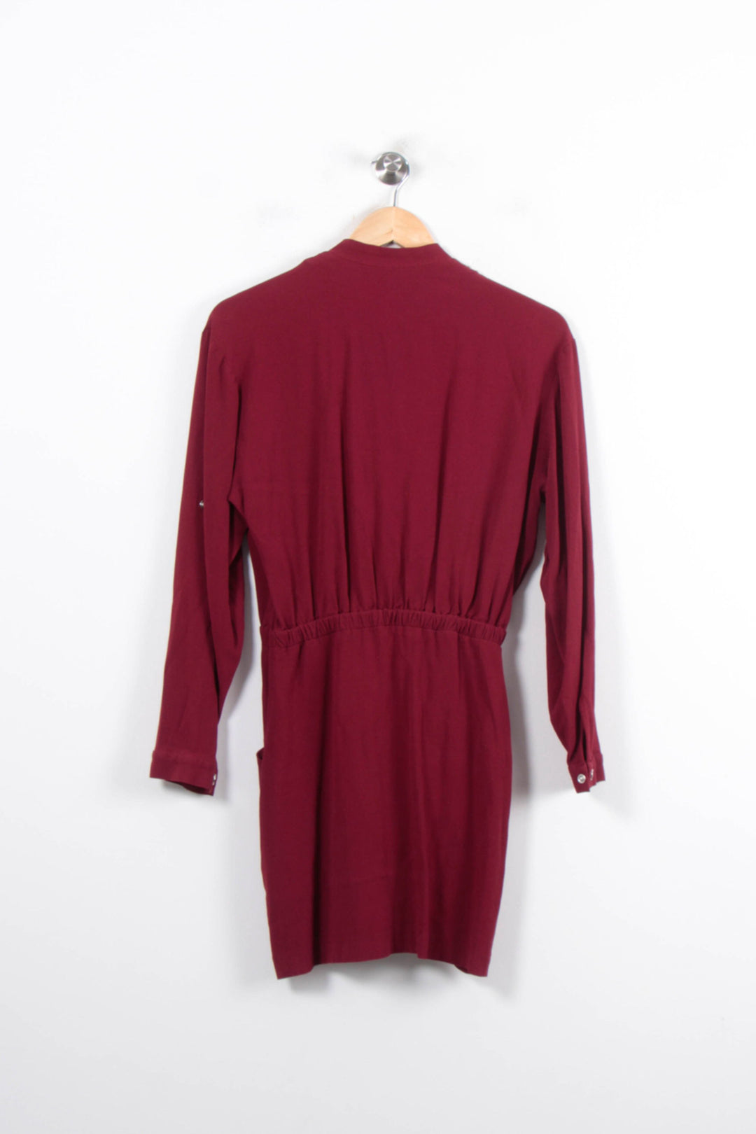 Robe Chemise Bordeaux - Taille M/38 de la marque Valentine Gauthier | PARAD79061 - Vendu par Paradigme - Image 4