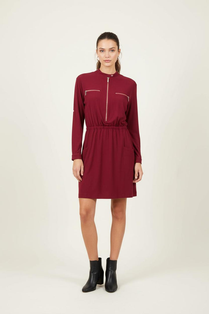 Robe Chemise Bordeaux - Taille M/38 de la marque Valentine Gauthier | PARAD79061 - Vendu par Paradigme - Image 1