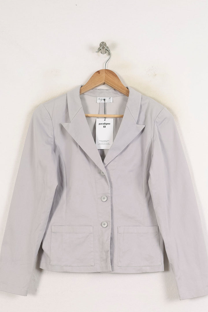 Veste Grise - Taille S/36 de la marque Agnès b. | PARAD79076 - Vendu par Paradigme - Image 2