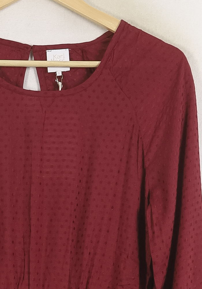 Robe Courte Bordeaux - Taille S/36 de la marque Karl Marc John | PARAD79080 - Vendu par Paradigme - Image 3