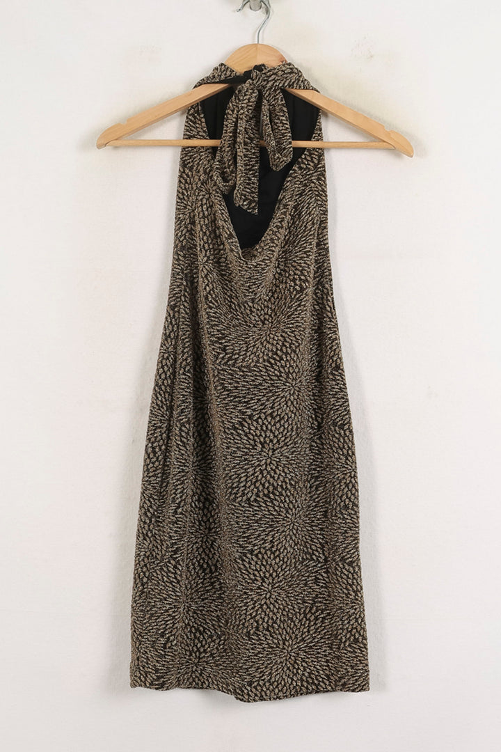 Robe Midi Or et Noir - Taille S/36 de la marque Rouje | PARAD79081 - Vendu par Paradigme - Image 4