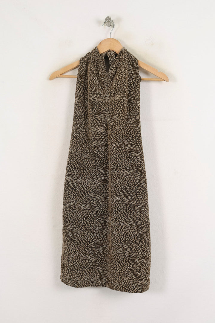 Robe Midi Or et Noir - Taille S/36 de la marque Rouje | PARAD79081 - Vendu par Paradigme - Image 2