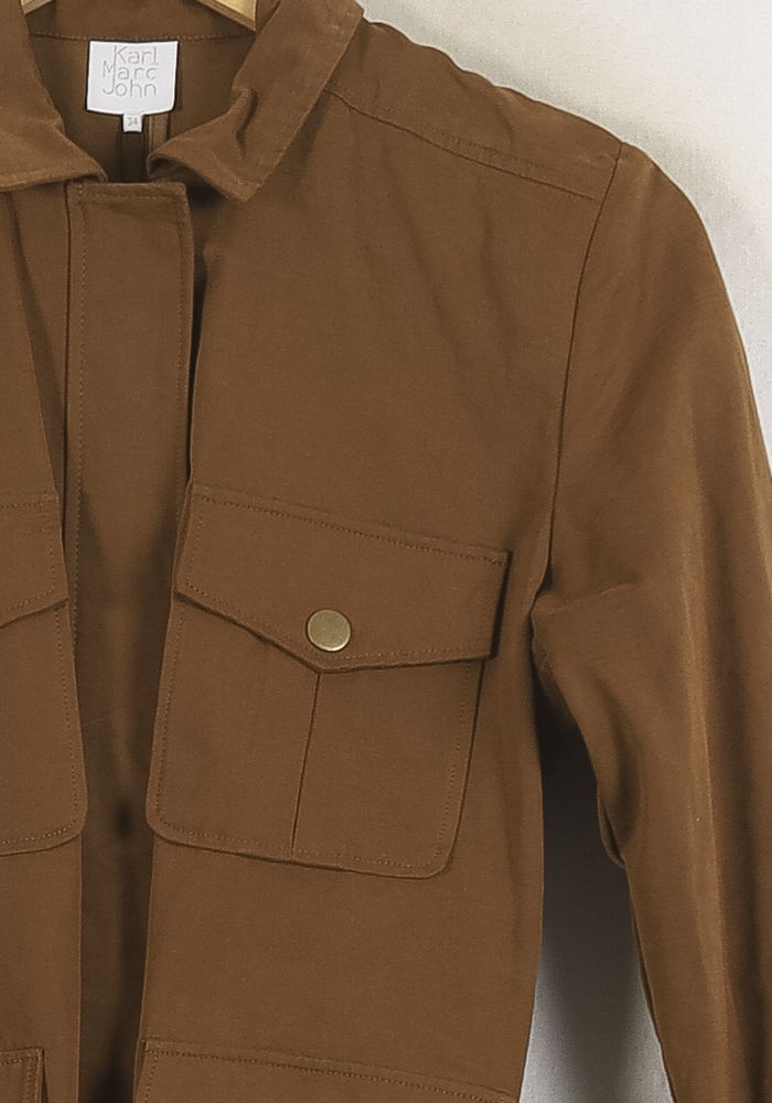 Veste Marron - Taille XS/34 de la marque Karl Marc John | PARAD79084 - Vendu par Paradigme - Image 3