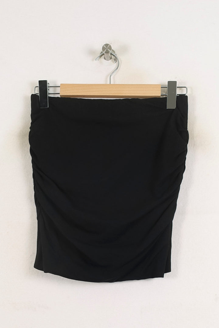Jupe Drapée Noire - Taille M/38 de la marque The Kooples | PARAD79092 - Vendu par Paradigme - Image 4