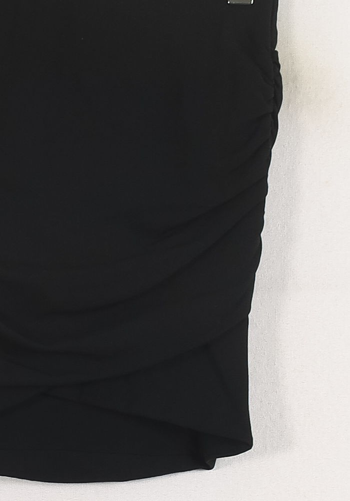 Jupe Drapée Noire - Taille M/38 de la marque The Kooples | PARAD79092 - Vendu par Paradigme - Image 3