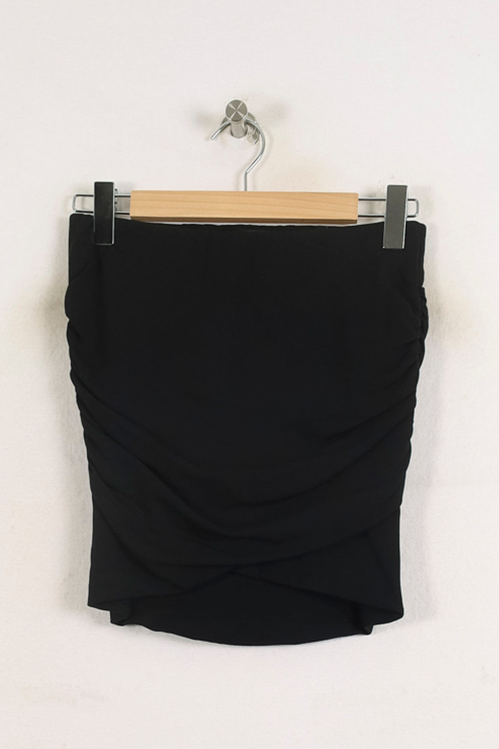 Jupe Drapée Noire - Taille M/38 de la marque The Kooples | PARAD79092 - Vendu par Paradigme - Image 2