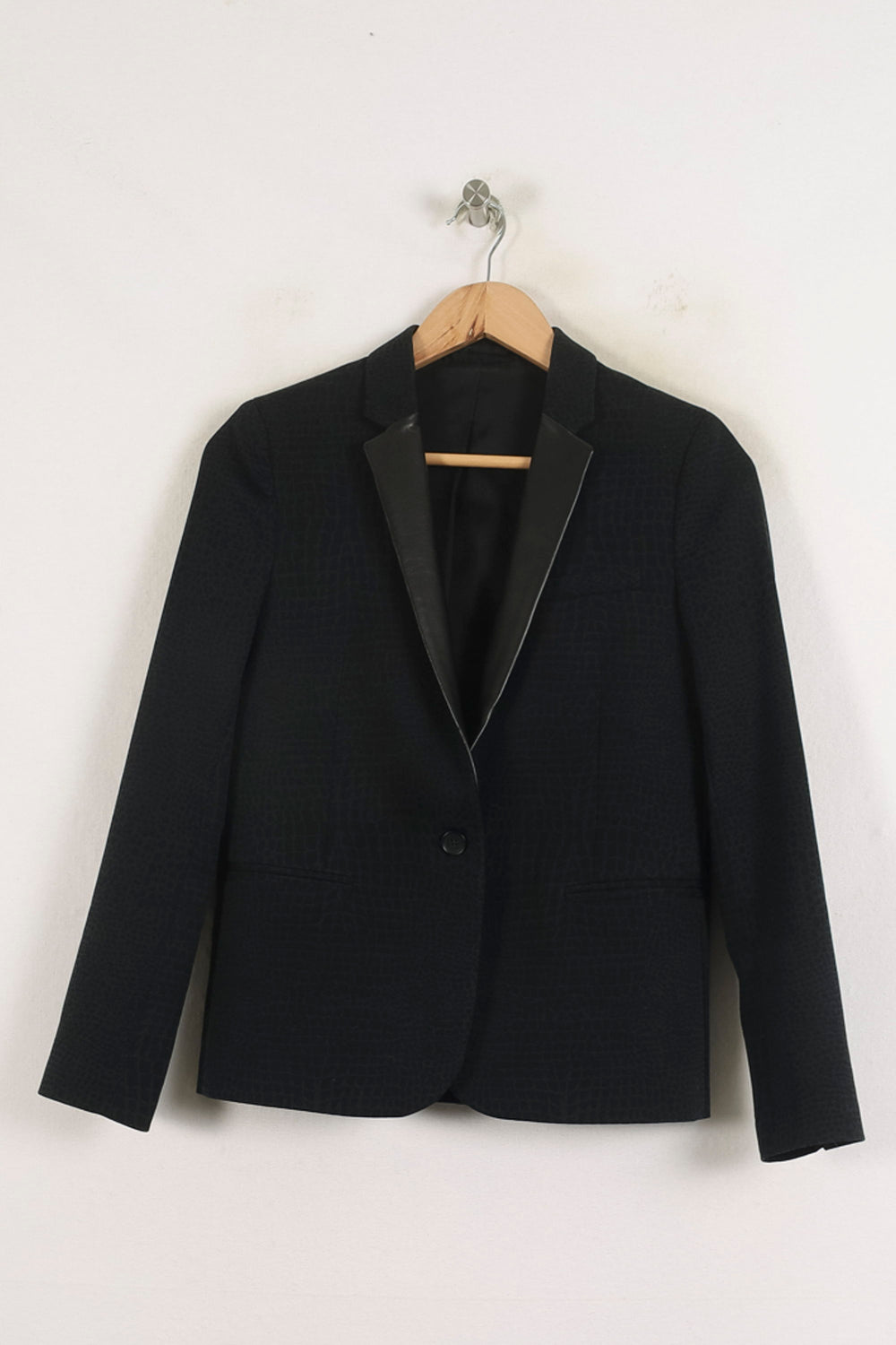Blazer Noir - Taille S/36 de la marque The Kooples | PARAD79095 - Vendu par Paradigme - Image 2