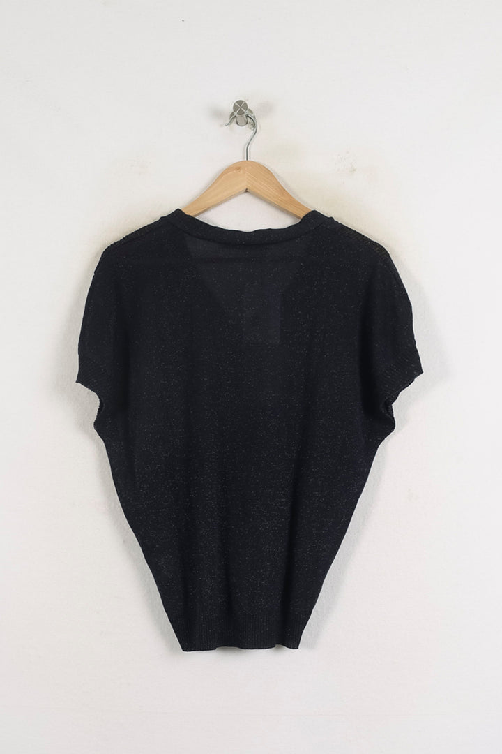 Pull Noir - Taille S/36 de la marque La Fée Maraboutée | PARAD79096 - Vendu par Paradigme - Image 4