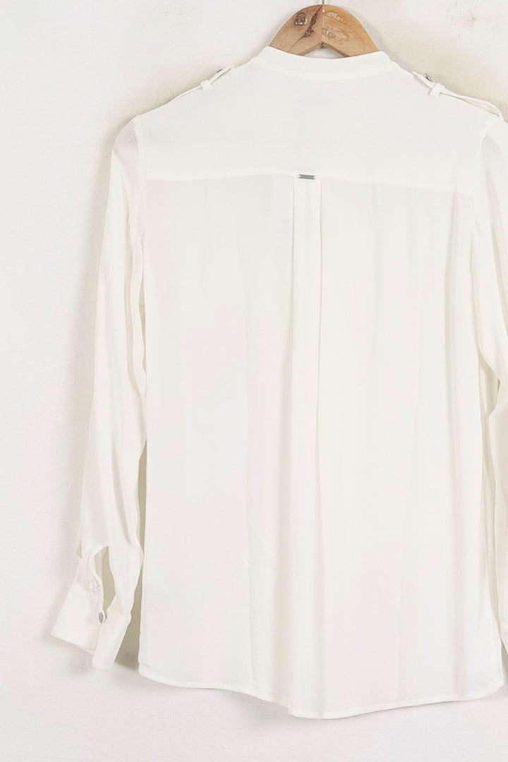 Blouse Blanche - Taille XS/34 de la marque IKKS | PARAD79097 - Vendu par Paradigme - Image 4