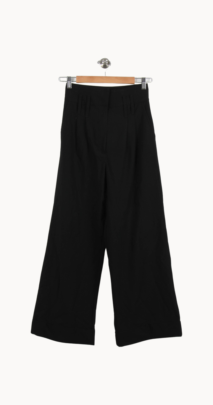 Pantalon Large Noir - Taille XS/34 de la marque La Fée Maraboutée | PARAD7941 - Vendu par Paradigme - Image 2