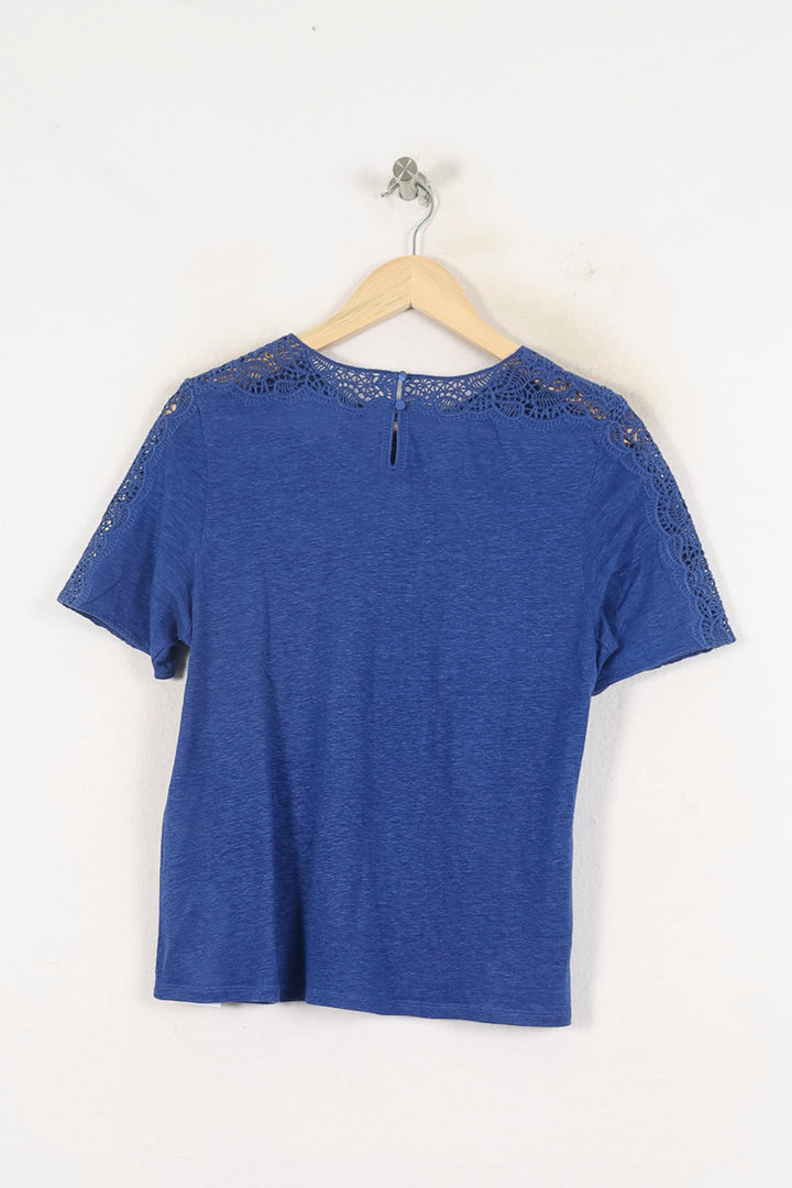 Tee-shirt Bleu - Taille M/38 de la marque Sézane | PARAD80002 - Vendu par Paradigme - Image 4