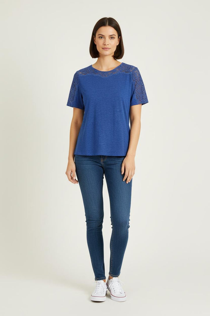 Tee-shirt Bleu - Taille M/38 de la marque Sézane | PARAD80002 - Vendu par Paradigme - Image 1