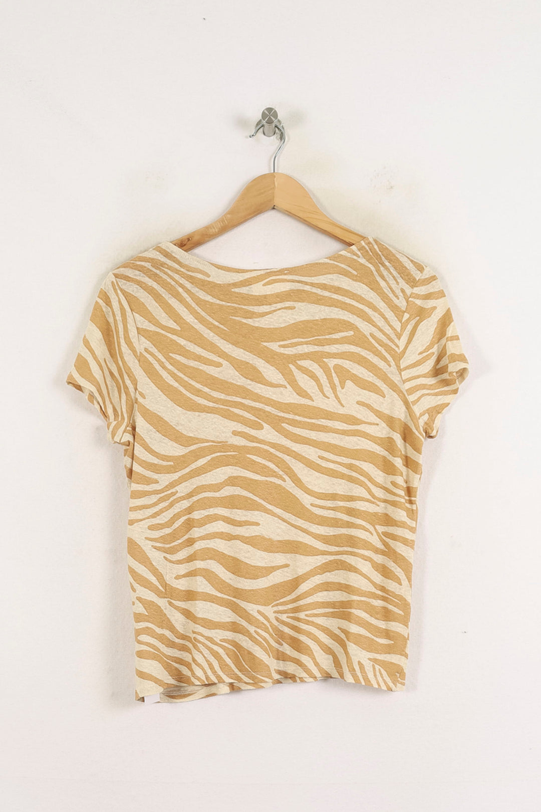 Tee-shirt Beige et Blanc - Taille XS/34 de la marque Sézane | PARAD80003 - Vendu par Paradigme - Image 4