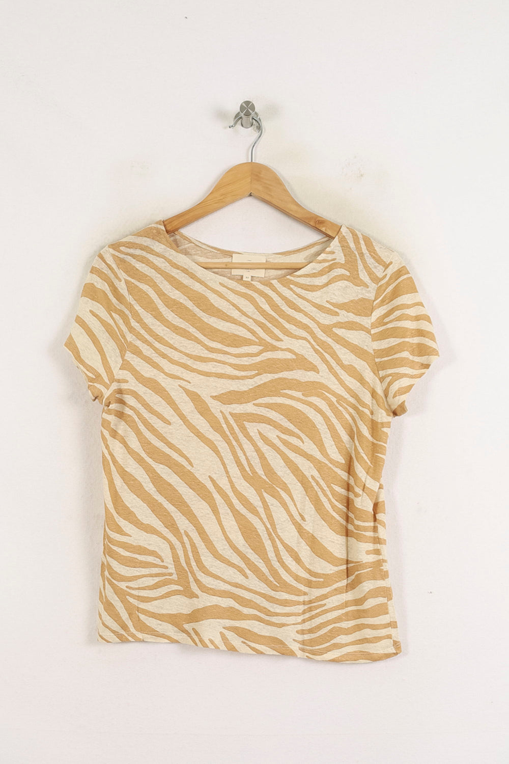 Tee-shirt Beige et Blanc - Taille XS/34 de la marque Sézane | PARAD80003 - Vendu par Paradigme - Image 2