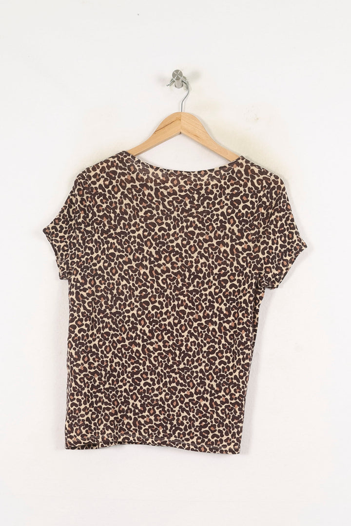 Tee-shirt Léopard Multicolore - Taille XS/34 de la marque Sézane | PARAD80005 - Vendu par Paradigme - Image 4