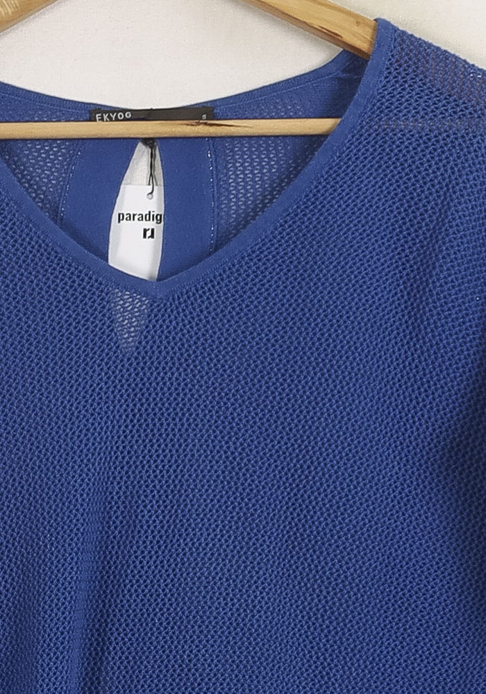 Pull Fin Bleu - Taille S/36 de la marque Ekyog | PARAD80006 - Vendu par Paradigme - Image 3