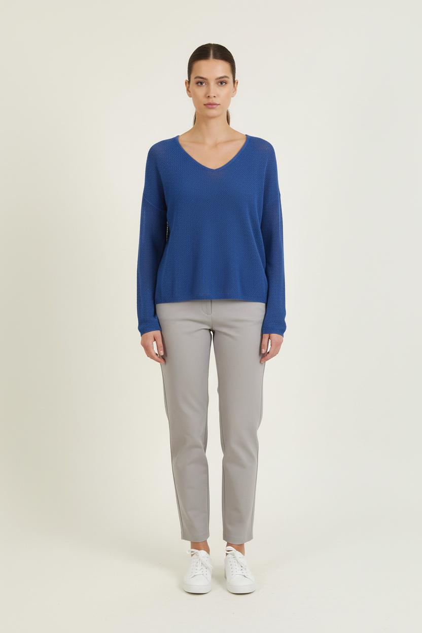 Pull Fin Bleu - Taille S/36 de la marque Ekyog | PARAD80006 - Vendu par Paradigme - Image 1