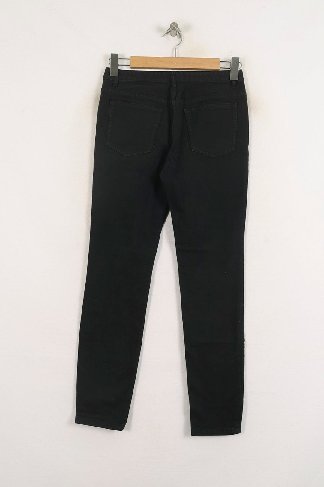 Jean Slim Noir - Taille M/38 de la marque A.P.C. | PARAD80015 - Vendu par Paradigme - Image 4