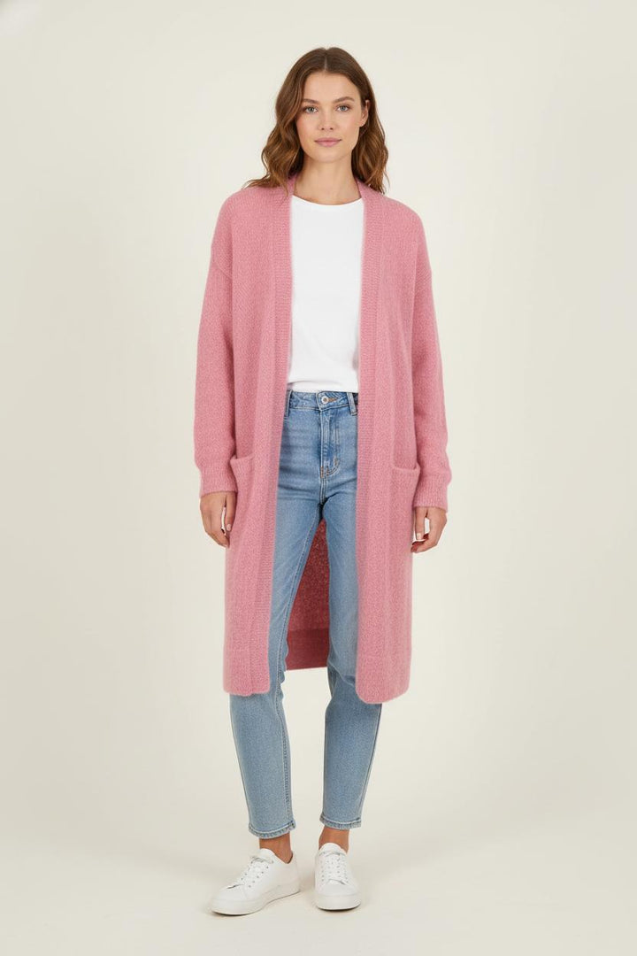 Cardigan Rose - Taille S/36 de la marque Sud express | PARAD80018 - Vendu par Paradigme - Image 1