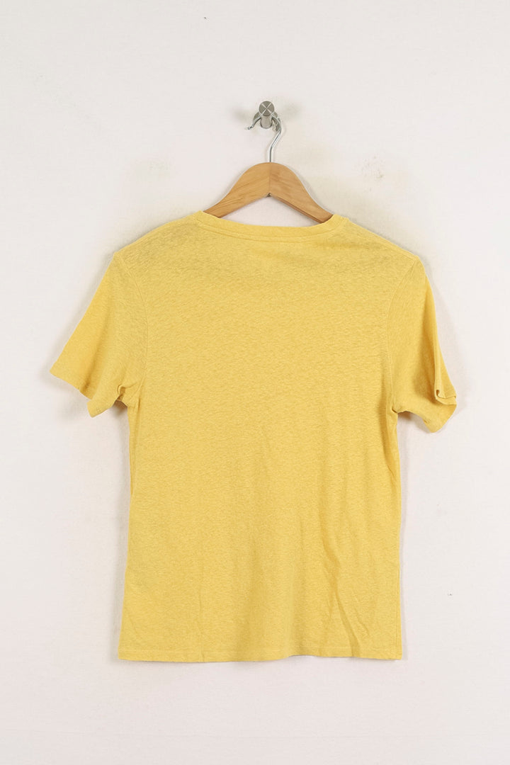 Tee-shirt Jaune - Taille XS/34 de la marque Sézane | PARAD80022 - Vendu par Paradigme - Image 4