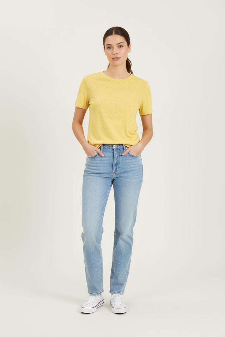Tee-shirt Jaune - Taille XS/34 de la marque Sézane | PARAD80022 - Vendu par Paradigme - Image 1