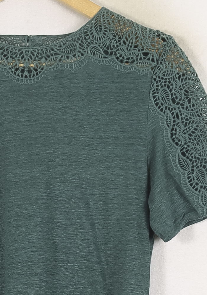 Tee-shirt Vert - Taille M/38 de la marque Sézane | PARAD80023 - Vendu par Paradigme - Image 3