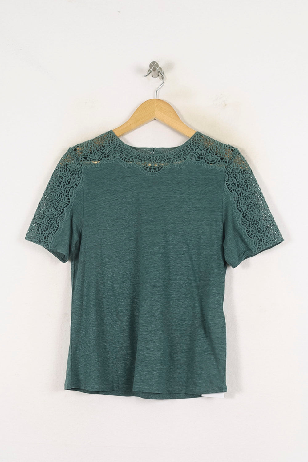 Tee-shirt Vert - Taille M/38 de la marque Sézane | PARAD80023 - Vendu par Paradigme - Image 2