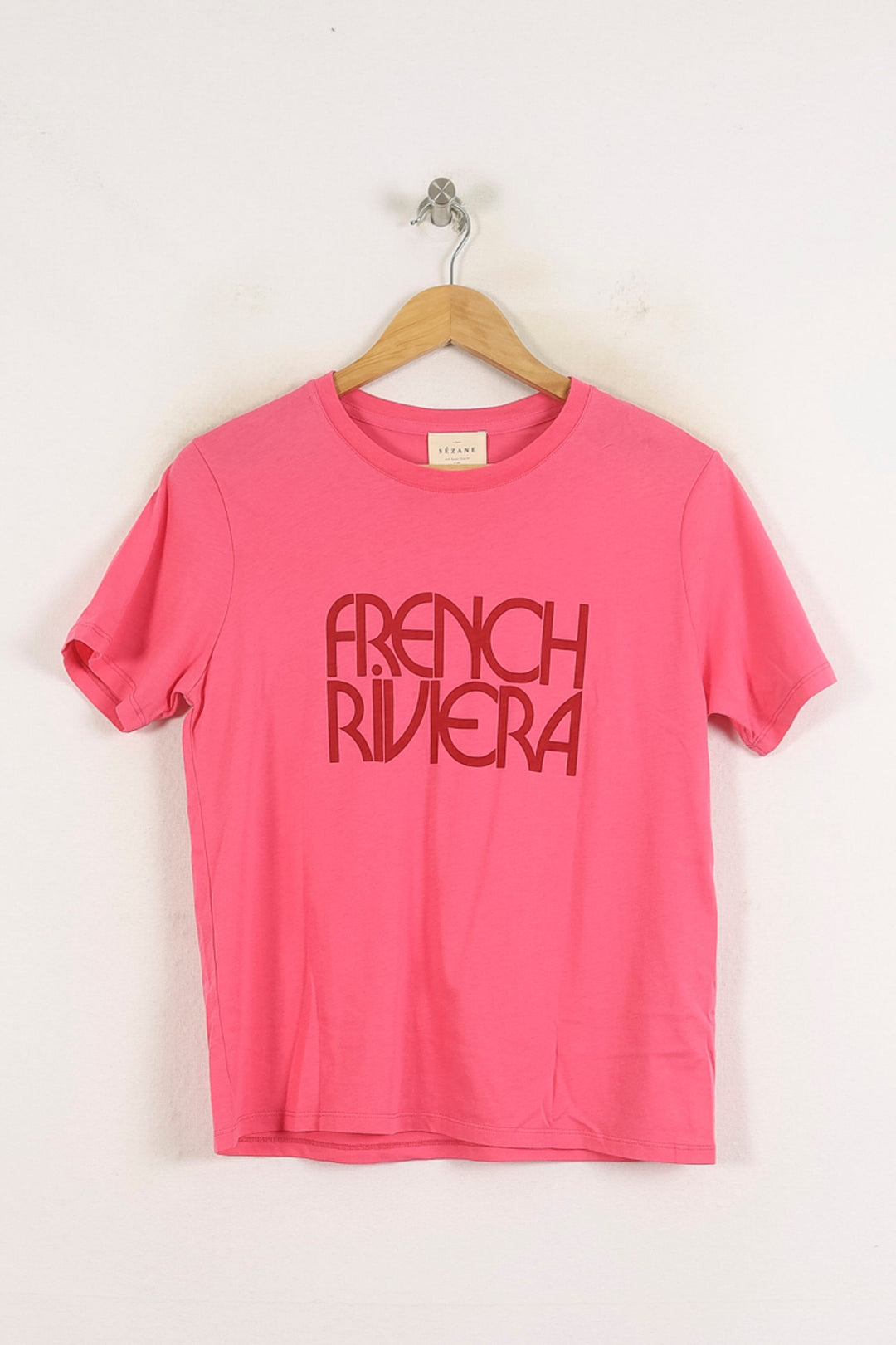 Tee-shirt Rose - Taille S/36 de la marque Sézane | PARAD80024 - Vendu par Paradigme - Image 2