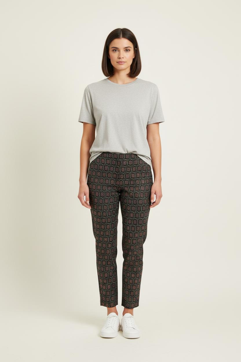 Pantalon Noir et Rouge - Taille M/38 de la marque La Fée Maraboutée | PARAD80029 - Vendu par Paradigme - Image 1