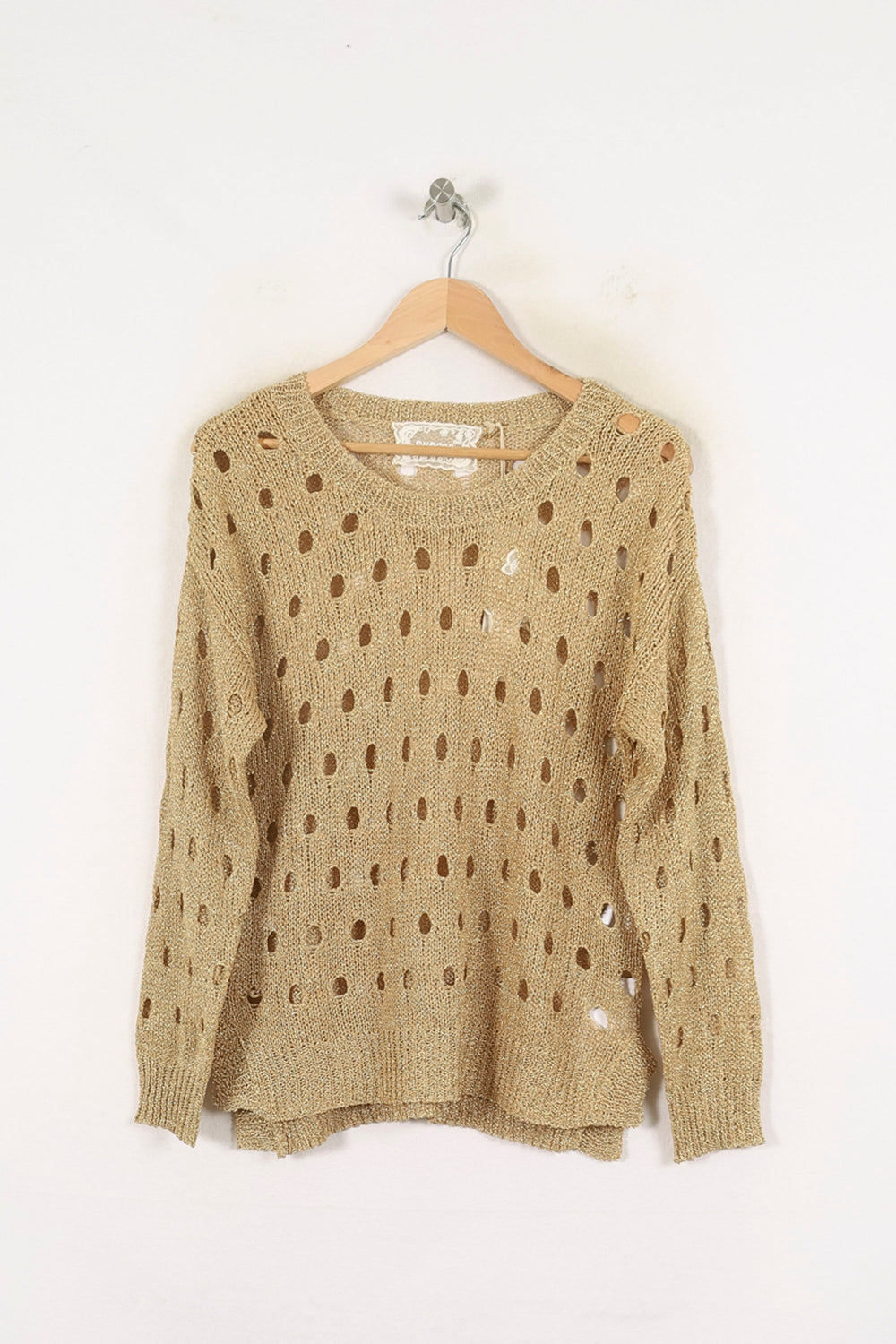 Pull Troué Doré - Taille T.U. de la marque Suncoo | PARAD80045 - Vendu par Paradigme - Image 2