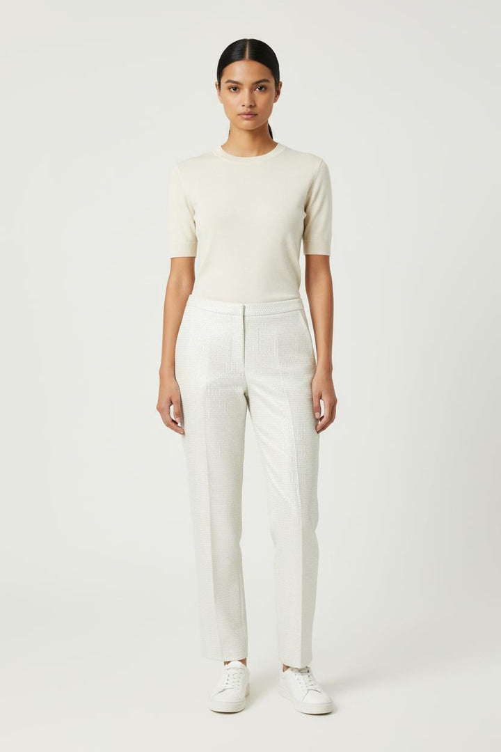 Pantalon Blanc - Taille M/38 de la marque Caroll | PARAD80048 - Vendu par Paradigme - Image 1