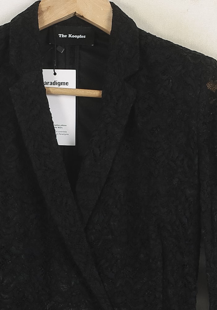 Robe Blazer Noire - Taille S/36 de la marque The Kooples | PARAD80049 - Vendu par Paradigme - Image 3