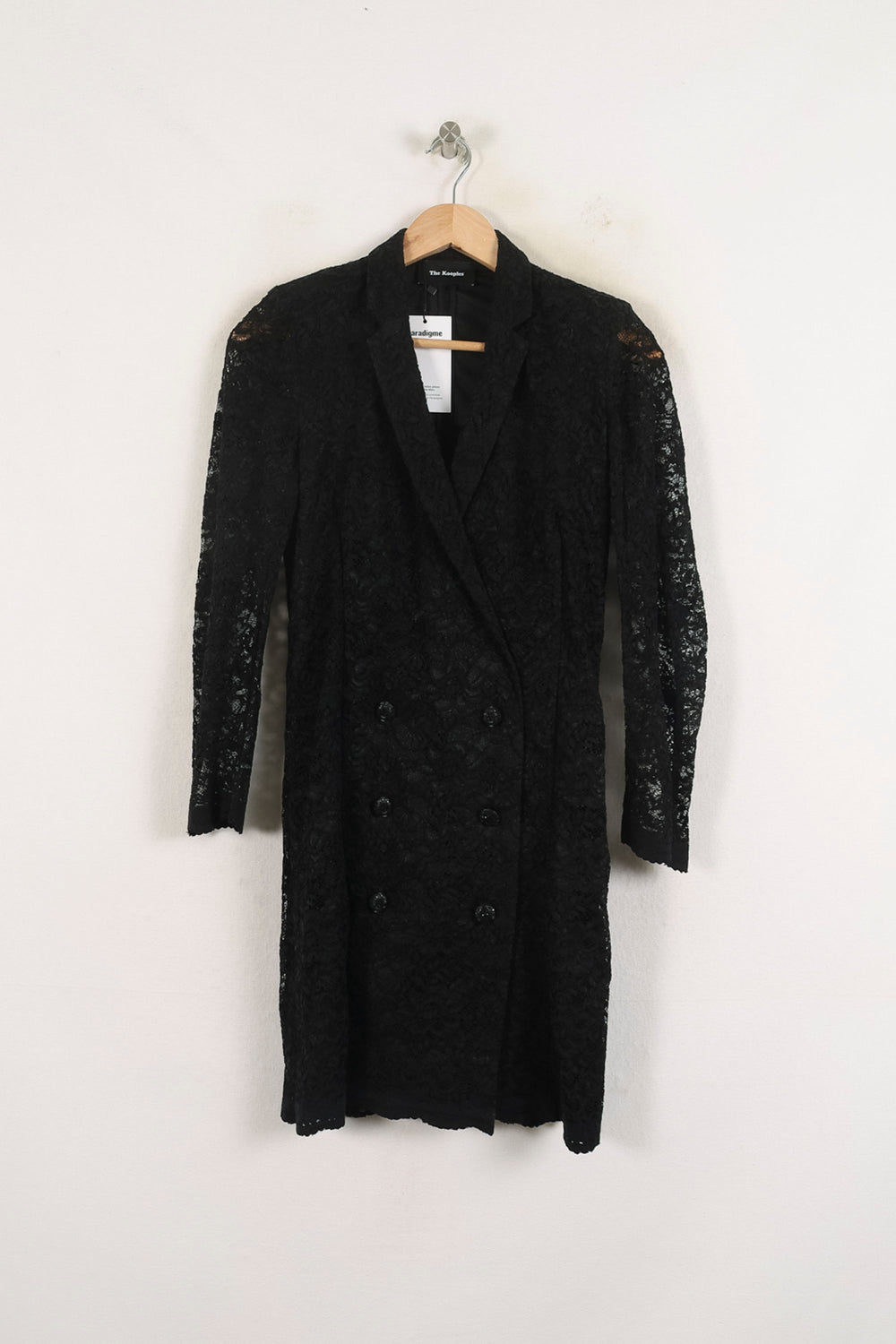 Robe Blazer Noire - Taille S/36 de la marque The Kooples | PARAD80049 - Vendu par Paradigme - Image 2