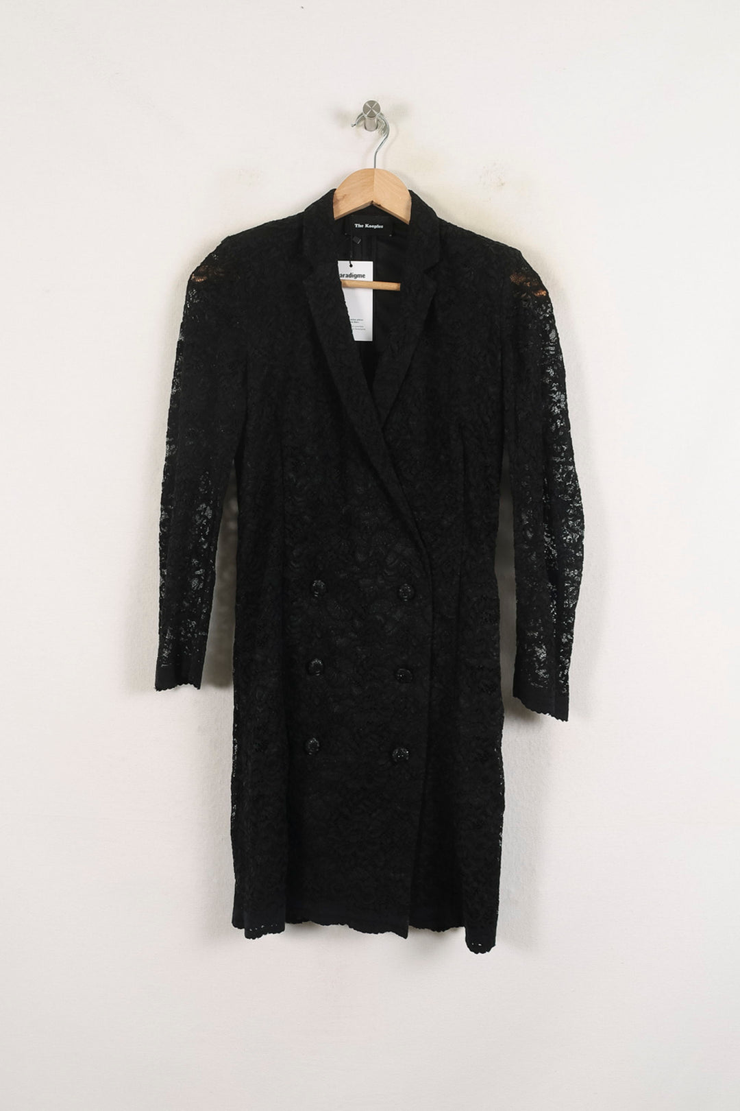 Robe Blazer Noire - Taille S/36 de la marque The Kooples | PARAD80049 - Vendu par Paradigme - Image 2