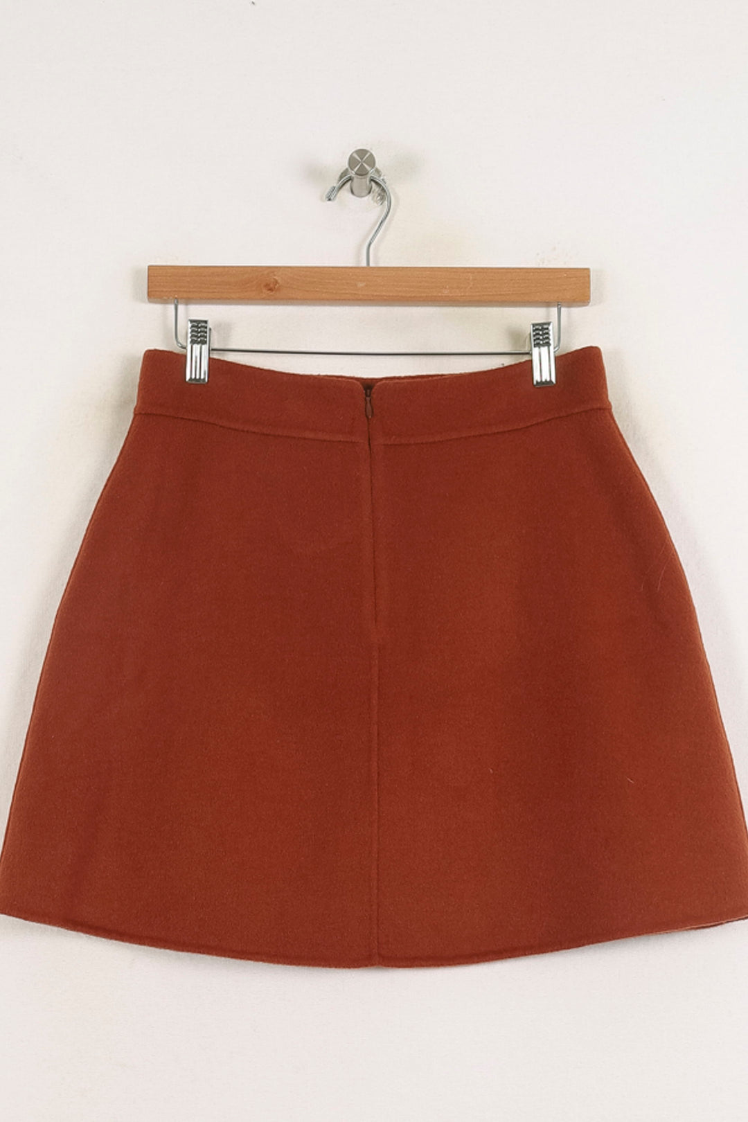 Jupe Trapèze Bordeaux - Taille L/40 de la marque Tara Jarmon | PARAD80058 - Vendu par Paradigme - Image 4