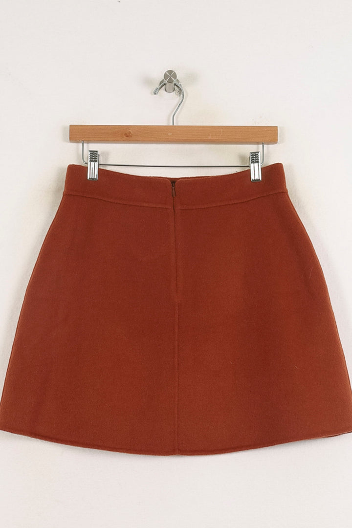 Jupe Trapèze Bordeaux - Taille L/40 de la marque Tara Jarmon | PARAD80058 - Vendu par Paradigme - Image 4