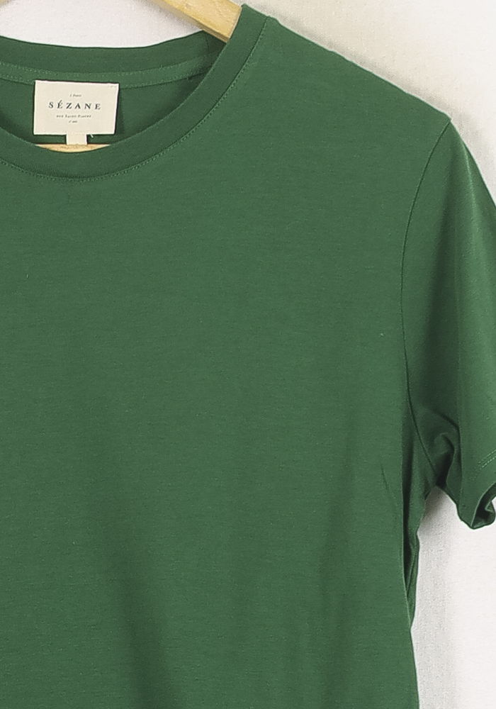 Tee-shirt Vert - Taille S/36 de la marque Sézane | PARAD80064 - Vendu par Paradigme - Image 3