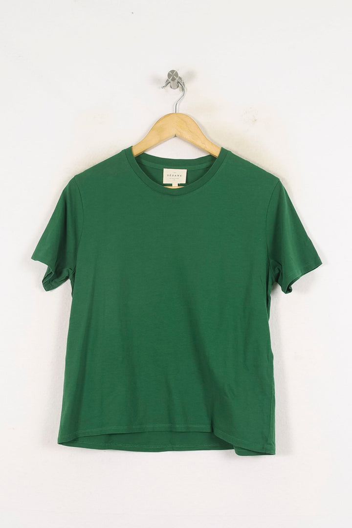 Tee-shirt Vert - Taille S/36 de la marque Sézane | PARAD80064 - Vendu par Paradigme - Image 2